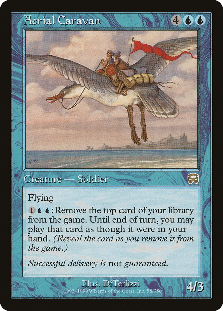 Aerial Caravan (058) - Mercadian Masques