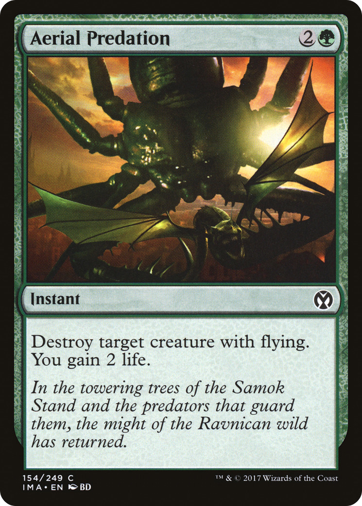 Aerial Predation (154) Foil - Iconic Masters