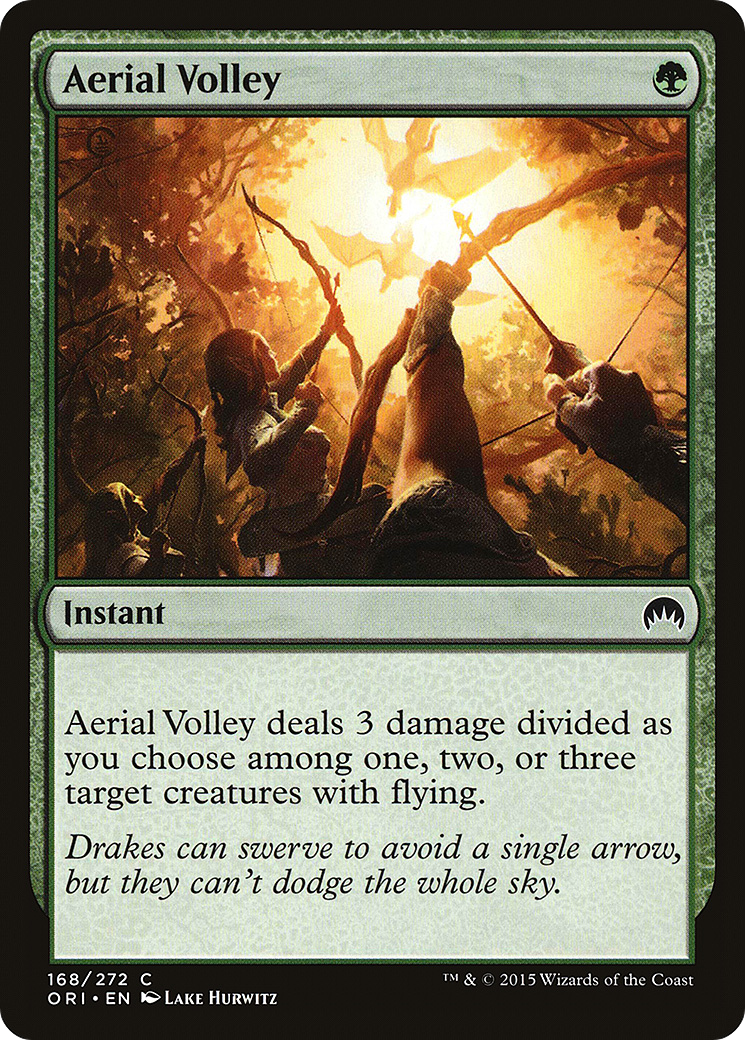 Aerial Volley (168) Foil - Magic Origins