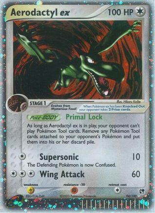 Aerodactyl ex (94) Holofoil - Sandstorm