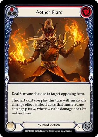 Aether Flare (Red) (1HK007) - Blitz Deck: Historic Pack 1 - Kano