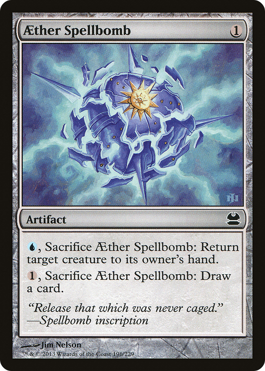 Aether Spellbomb (196) Foil - Modern Masters