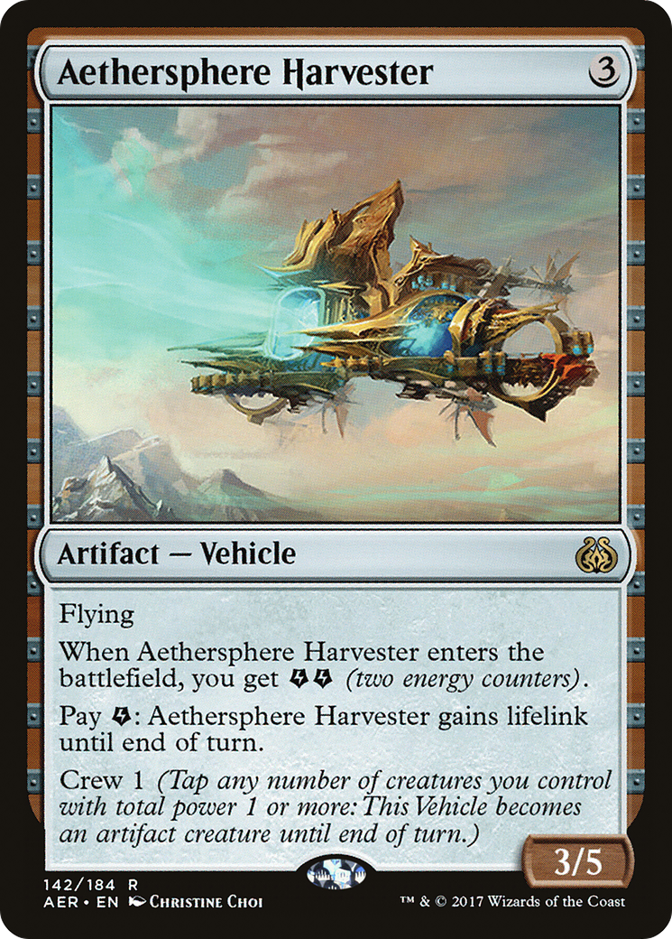 Aethersphere Harvester (142) Foil - Aether Revolt