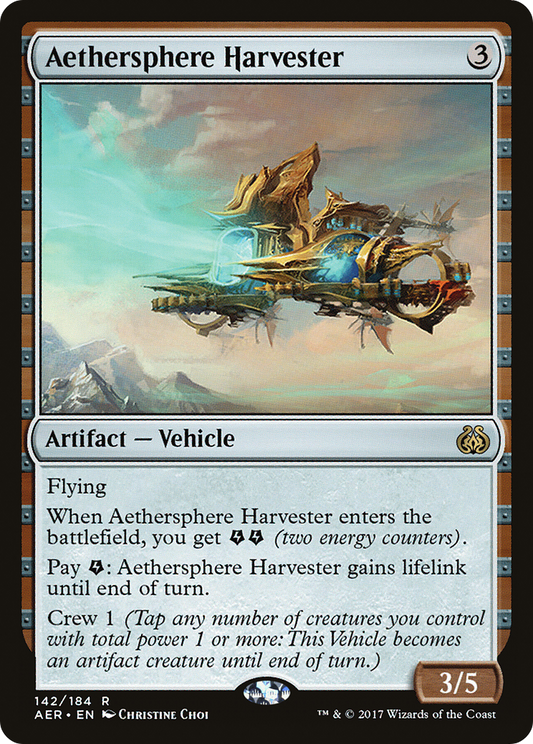 Aethersphere Harvester (142) Foil - Aether Revolt