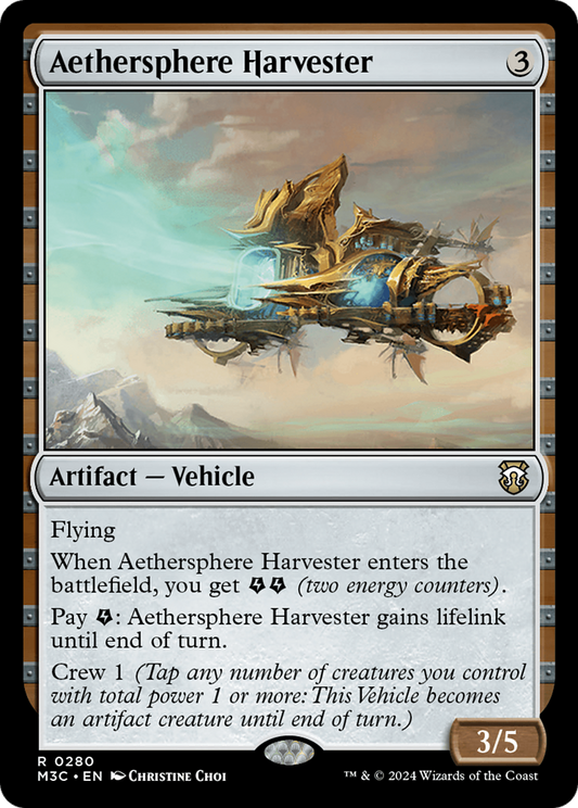 Aethersphere Harvester (280) - Commander: Modern Horizons 3