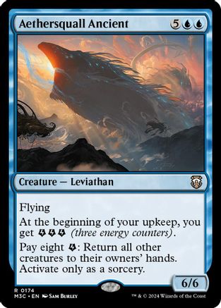 Aethersquall Ancient (174) Ripple Foil - Commander: Modern Horizons 3