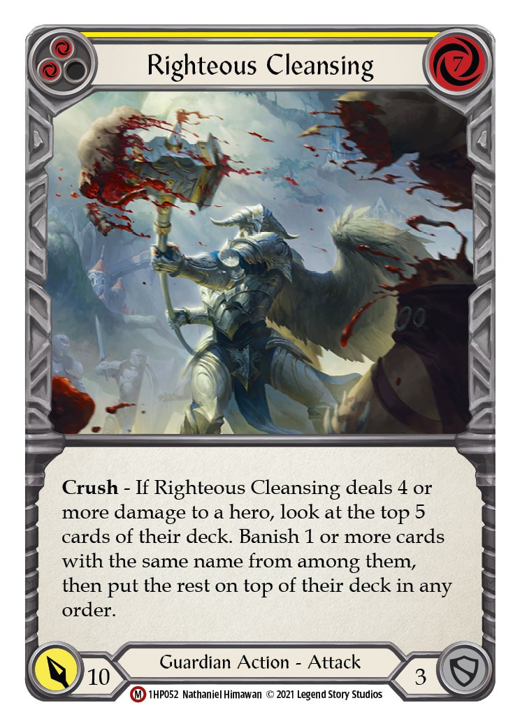 Righteous Cleansing [1HP052] (History Pack 1) | Silver Goblin