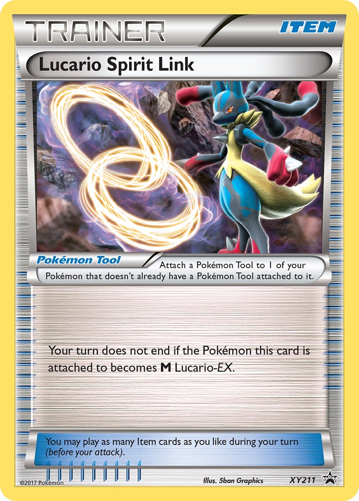 Lucario Spirit Link (XY211) [XY: Black Star Promos] | Silver Goblin