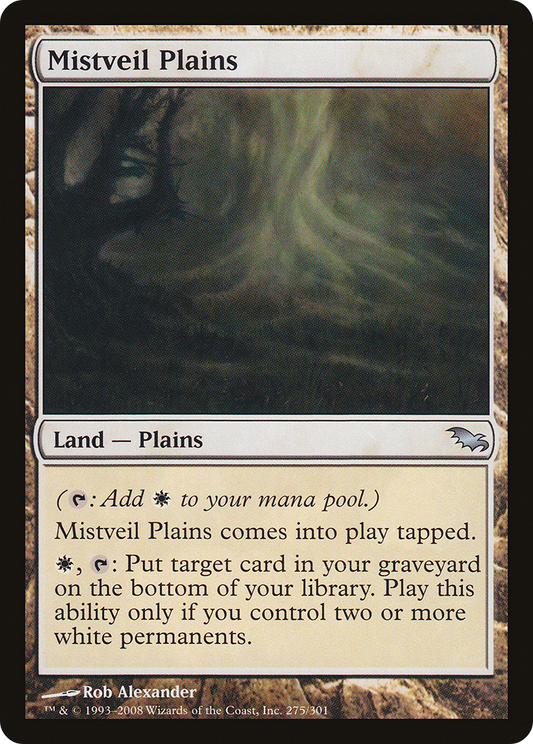 Mistveil Plains [Shadowmoor] Foil