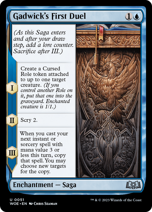 Gadwick's First Duel [Wilds of Eldraine] Foil