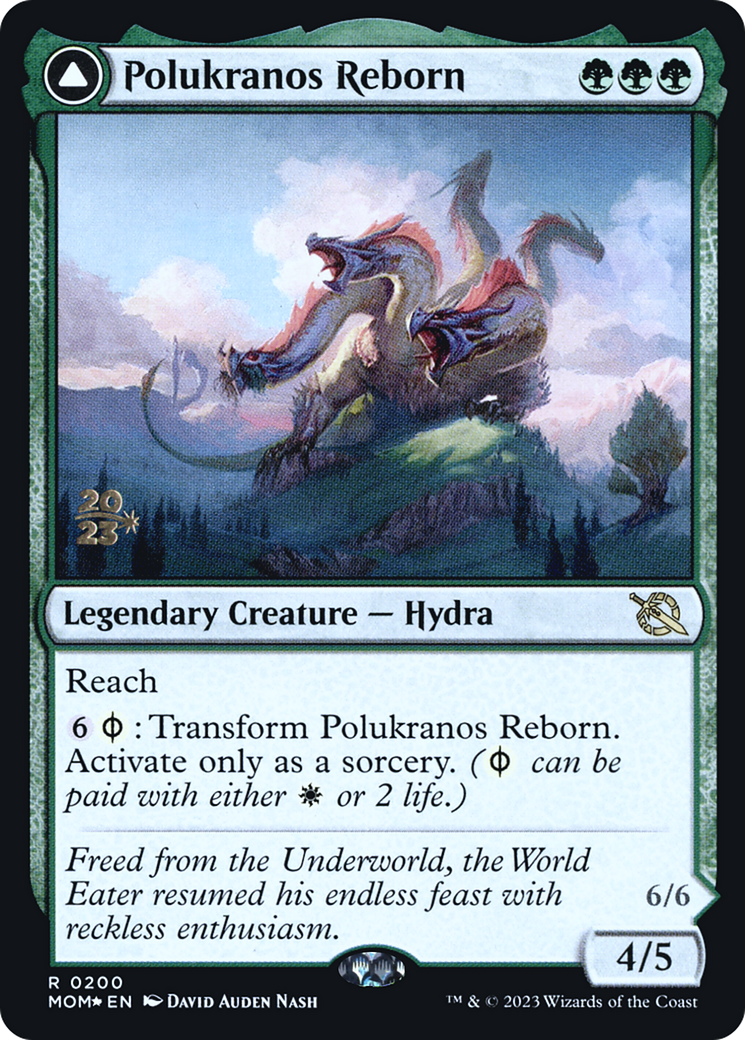 Polukranos Reborn // Polukranos, Engine of Ruin [March of the Machine Prerelease Promos] | Silver Goblin