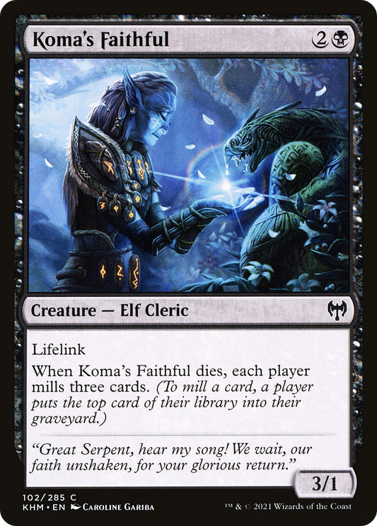 Koma's Faithful [Kaldheim] Foil