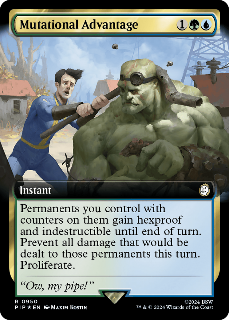 Mutational Advantage (Extended Art) (Surge Foil) [Fallout] | Silver Goblin