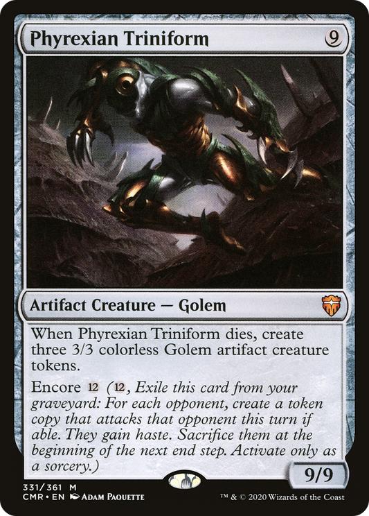 Phyrexian Triniform [Commander Legends] Foil