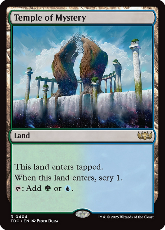 Temple of Mystery (404) - Commander: Tarkir: Dragonstorm
