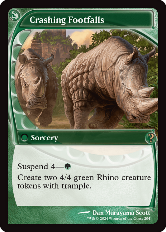 Crashing Footfalls (Future Sight) [Mystery Booster 2] Foil