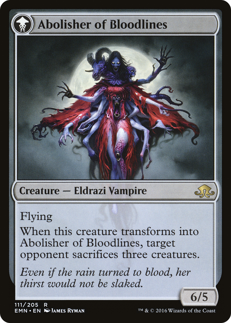 Voldaren Pariah // Abolisher of Bloodlines (EMN-111) - The List