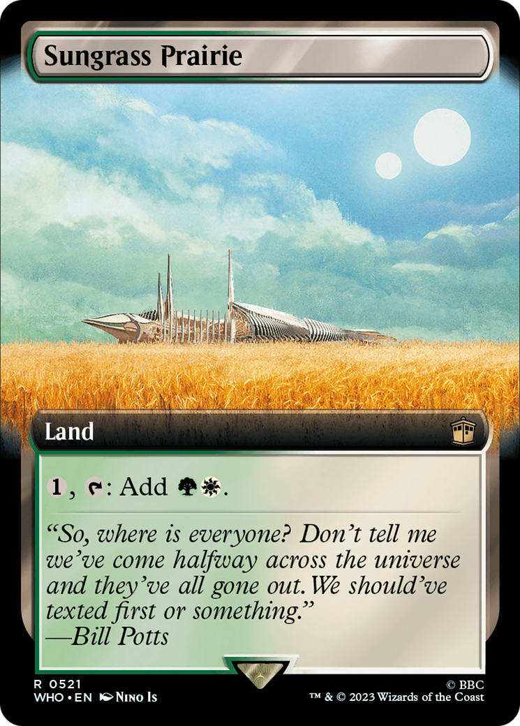 Sungrass Prairie (Extended Art) [Doctor Who] Foil