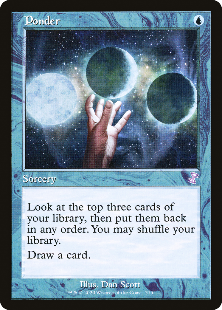 Ponder (Timeshifted) [Time Spiral Remastered] Foil