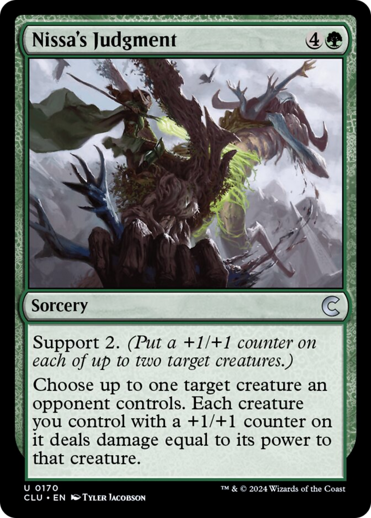 Nissa's Judgment [Ravnica: Clue Edition] | Silver Goblin