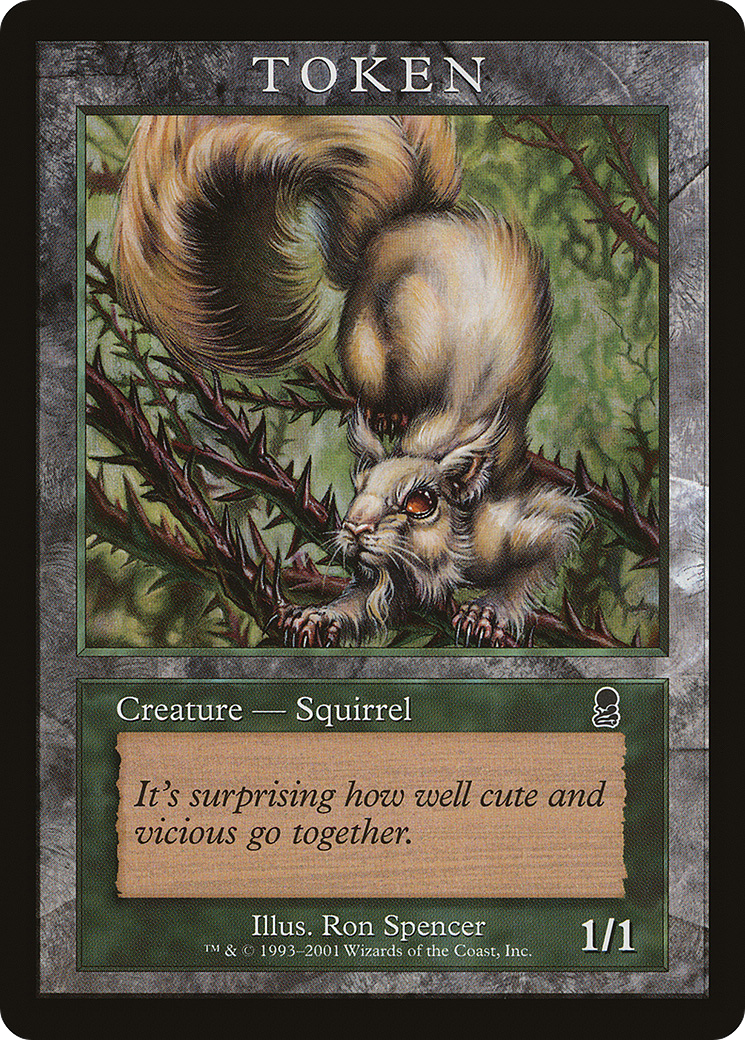 Squirrel Token [Magic Player Rewards 2002] | Silver Goblin