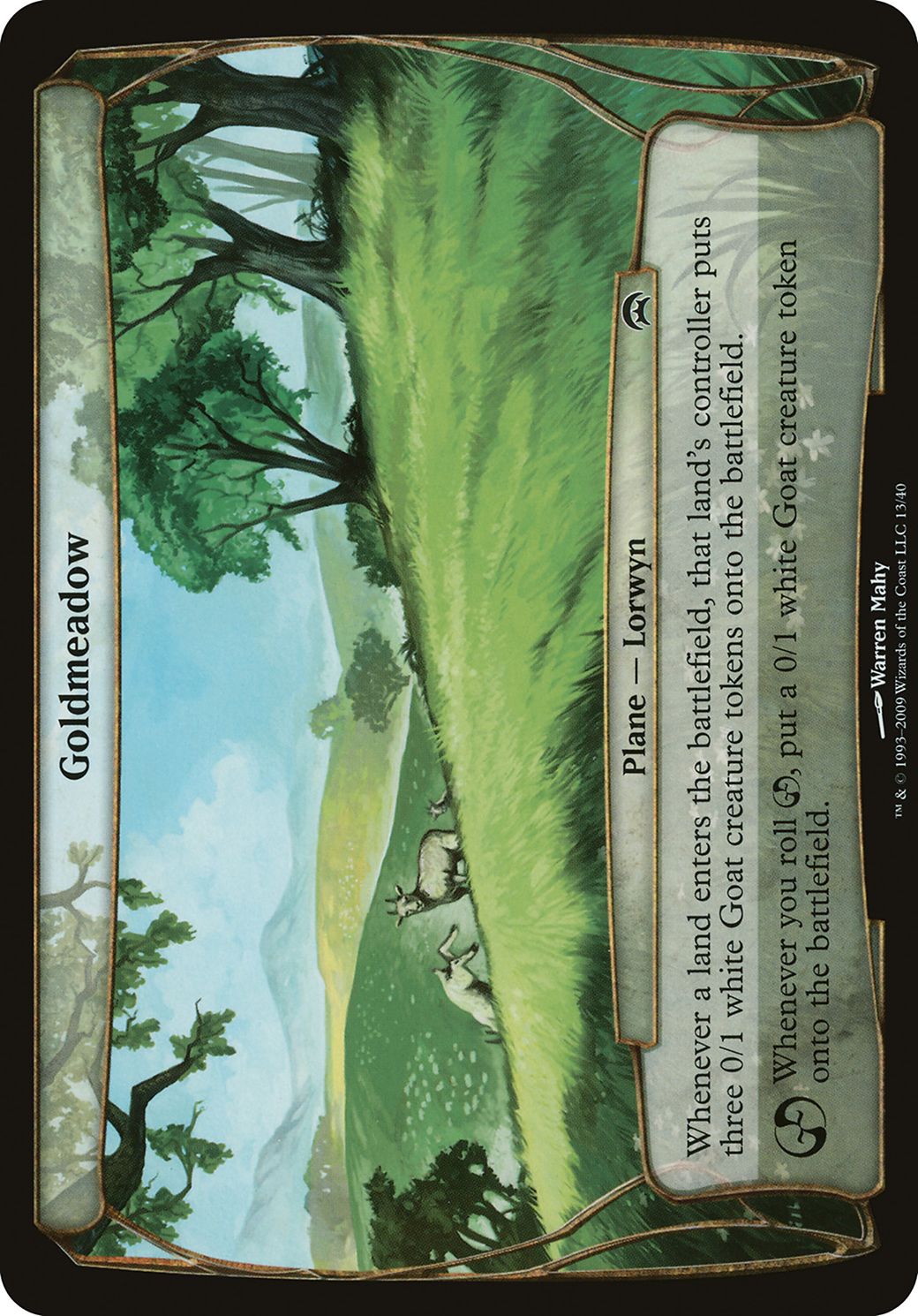 Goldmeadow (013) - Planechase Planes