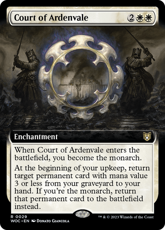Court of Ardenvale (Extended Art) [Wilds of Eldraine Commander]