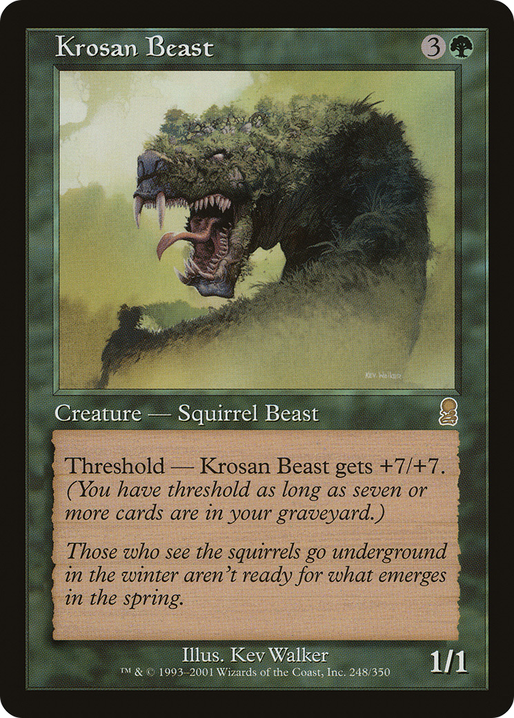 Krosan Beast [Odyssey] Foil