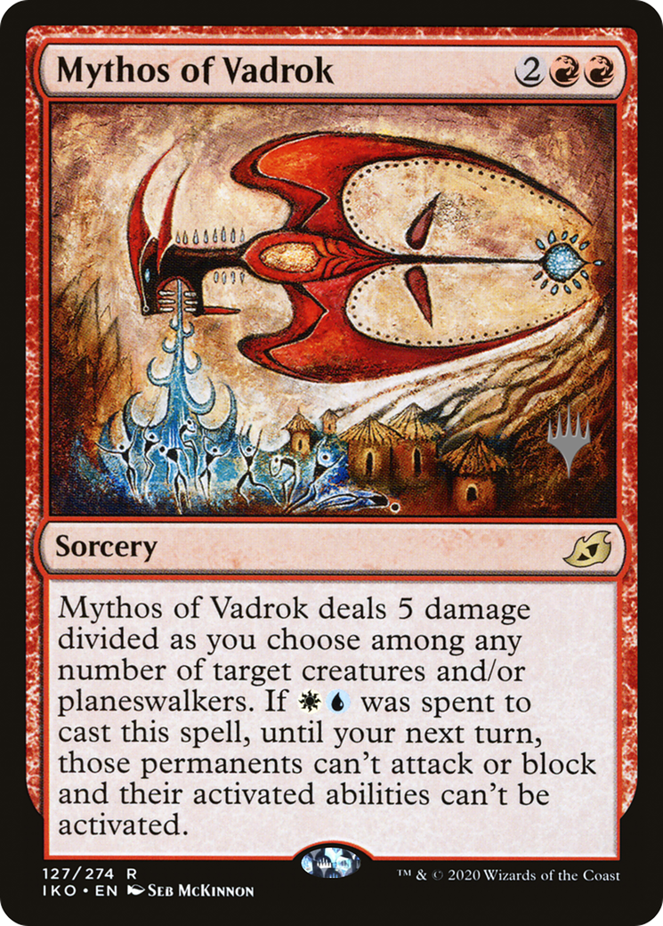 Mythos of Vadrok (Promo Pack) [Ikoria: Lair of Behemoths Promos] | Silver Goblin