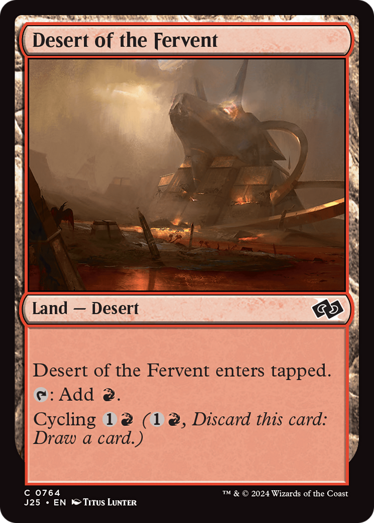 Desert of the Fervent [Foundations Jumpstart] | Silver Goblin