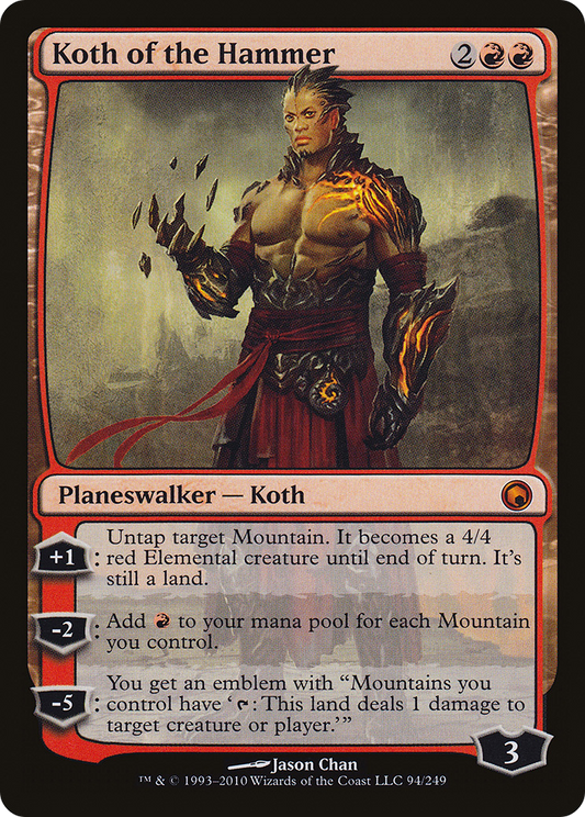 Koth of the Hammer [Scars of Mirrodin] Foil