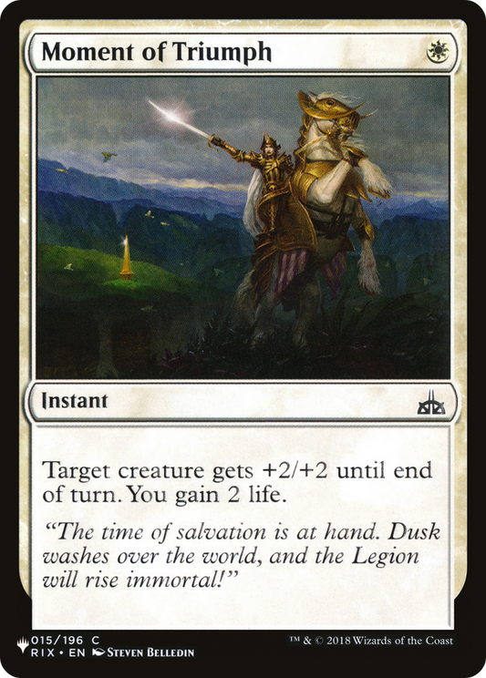 Moment of Triumph (RIX-15)