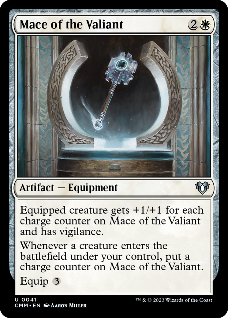 Mace of the Valiant [Commander Masters] | Silver Goblin