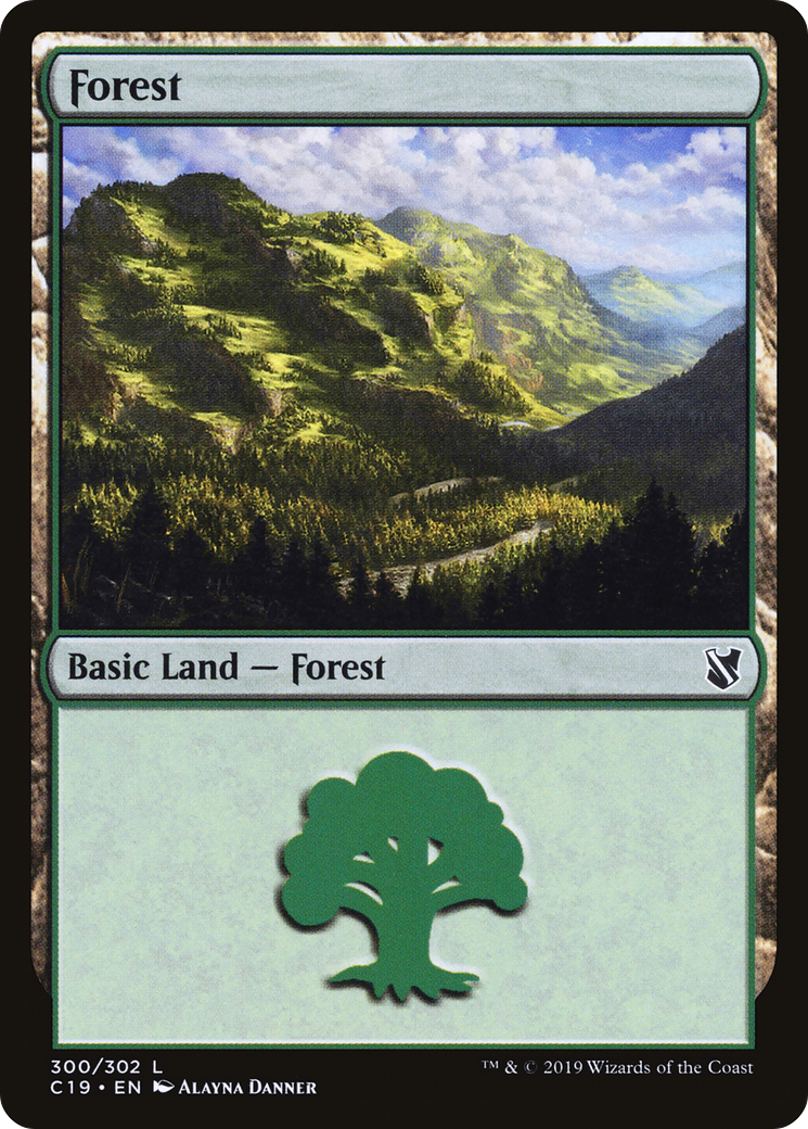 Forest (300) [Commander 2019] | Silver Goblin