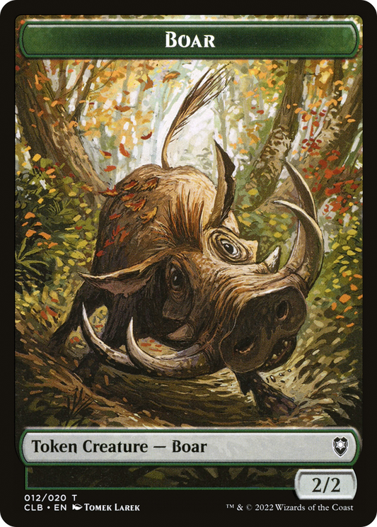 Boar (012) - Battle for Baldur's Gate Tokens