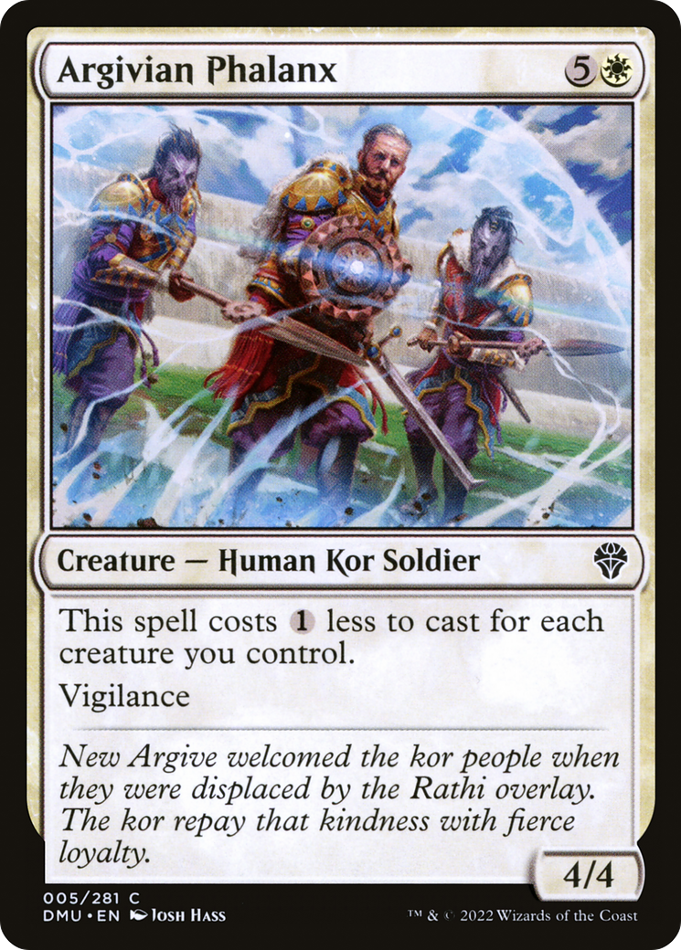 Argivian Phalanx [Dominaria United] Foil