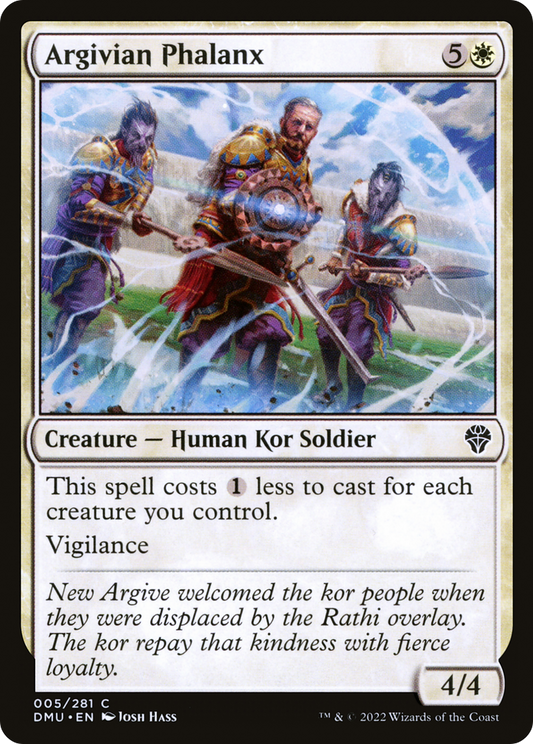 Argivian Phalanx [Dominaria United] Foil