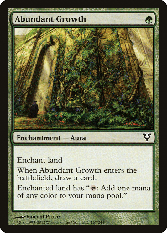 Abundant Growth [Avacyn Restored] Foil