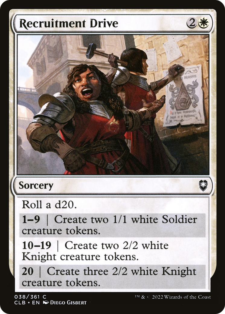 Recruitment Drive (038) - Commander Legends: Battle for Baldur's Gate