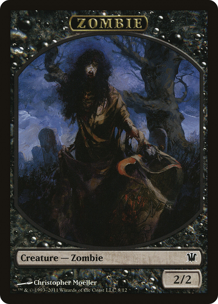 Zombie Token (8/12) [Innistrad Tokens] | Silver Goblin