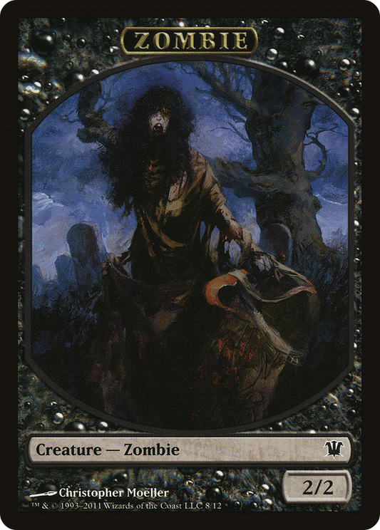 Zombie Token (8/12) [Innistrad Tokens]