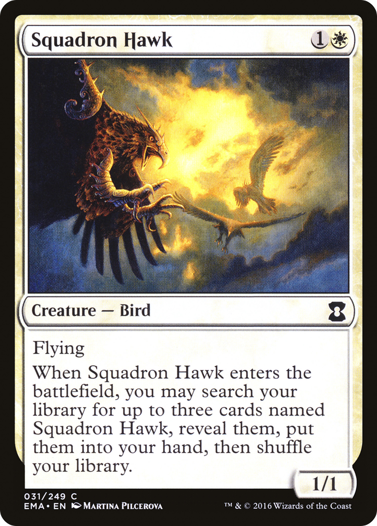 Squadron Hawk (031) Foil - Eternal Masters