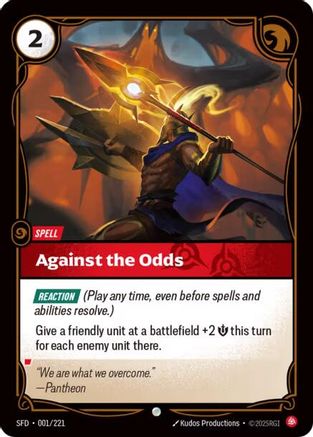 Against the Odds (001) Foil - Spiritforged