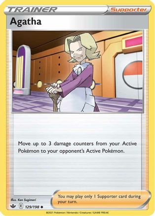 Agatha (129) Reverse Holofoil - Chilling Reign