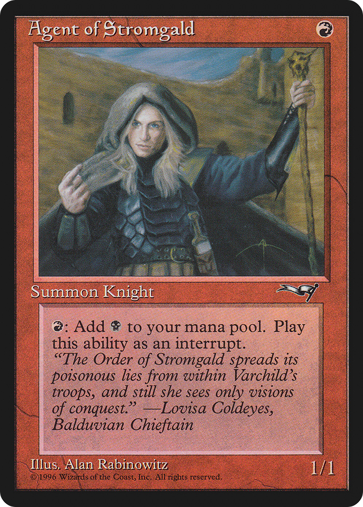Agent of Stromgald (a) - Alliances