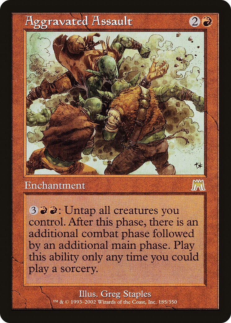Aggravated Assault (185) Foil - Onslaught