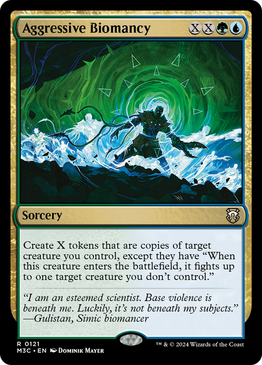 Aggressive Biomancy (121) - Commander: Modern Horizons 3