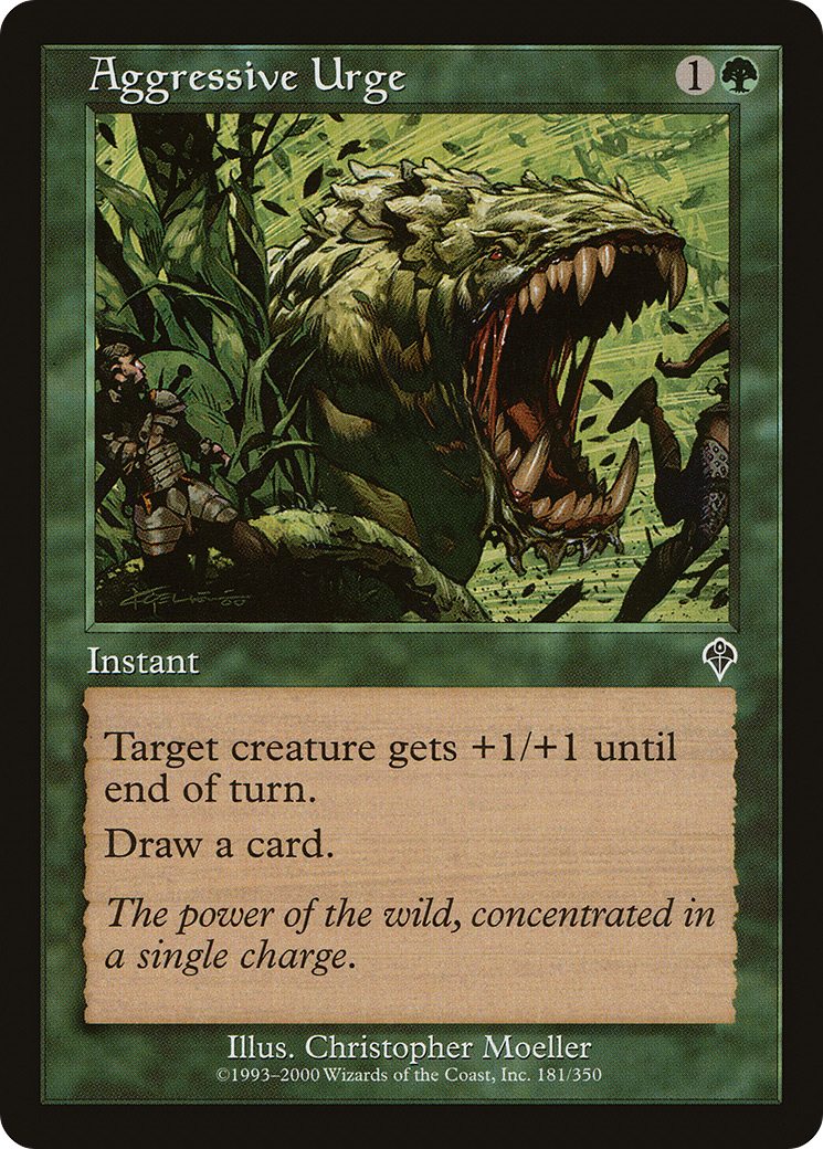 Aggressive Urge (181) Foil - Invasion