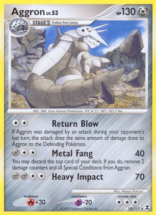 Aggron (14) Reverse Holofoil - Rising Rivals