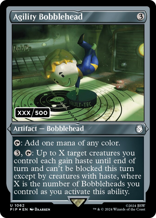 Agility Bobblehead (Serial Numbered) (1062) Foil - Fallout